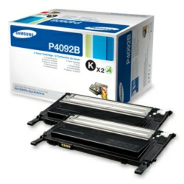 Original Toner Samsung CLT-P4092B Doppelpack schwarz