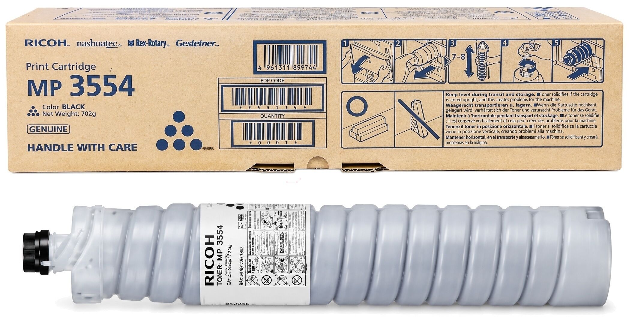 Toner / Ricoh - 842125 / TYPEMP3554