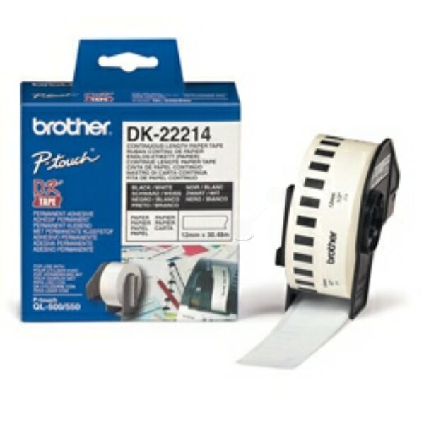 Original Etikettenrolle Brother DK-22214 