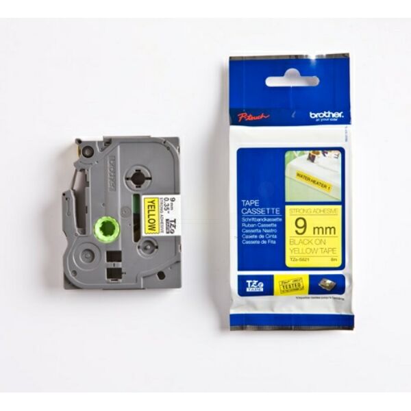 TZES621 Original Schriftbandkassette Brother TZE-S621 schwarz auf gelb