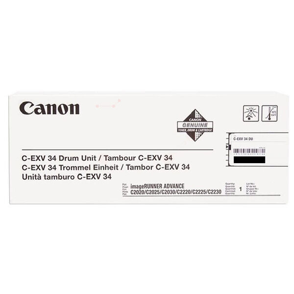 3786B003 Original Bildtrommel Canon C-EXV 34 (3786B003) schwarz