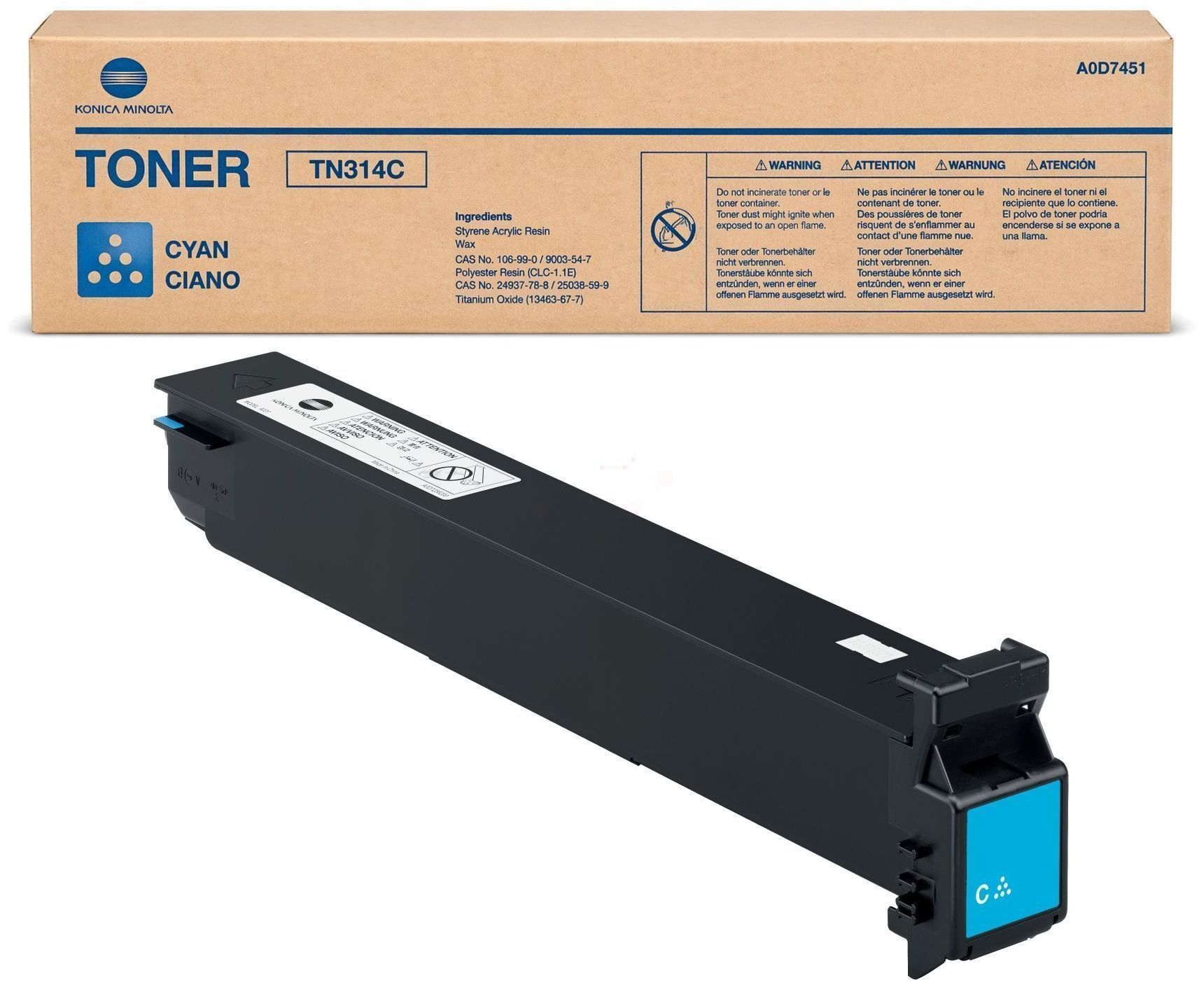 Toner / Konica Minolta - A0D7451 / TN-314C