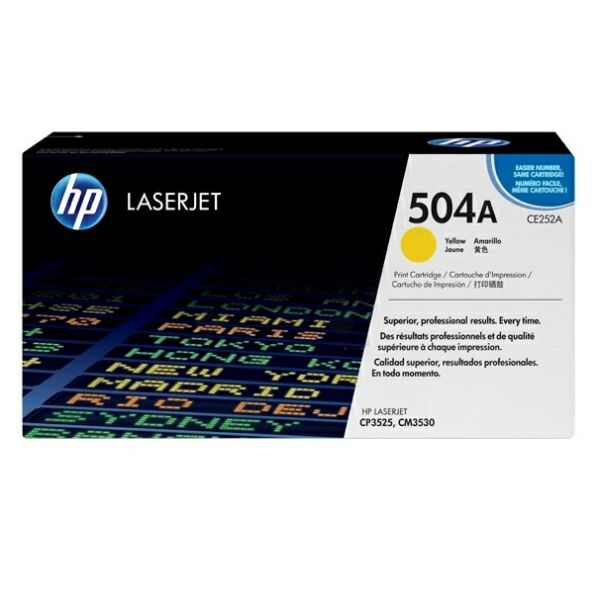 Original Toner HP CE252A (504A) gelb