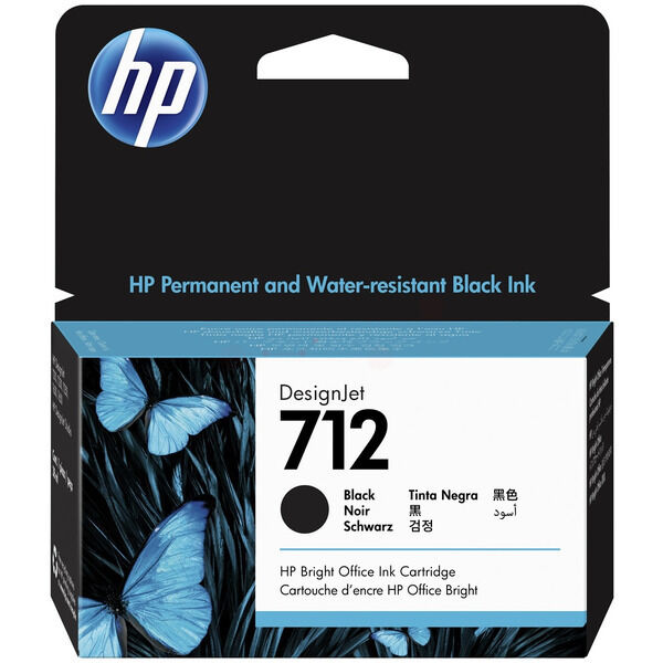 Original Tintenpatrone HP 712 (3ED70A) schwarz
