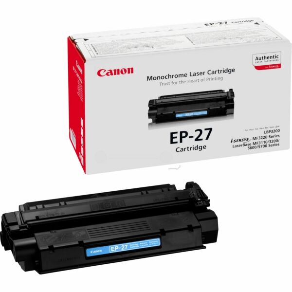 Original Toner Canon EP-27  (8489A002) schwarz