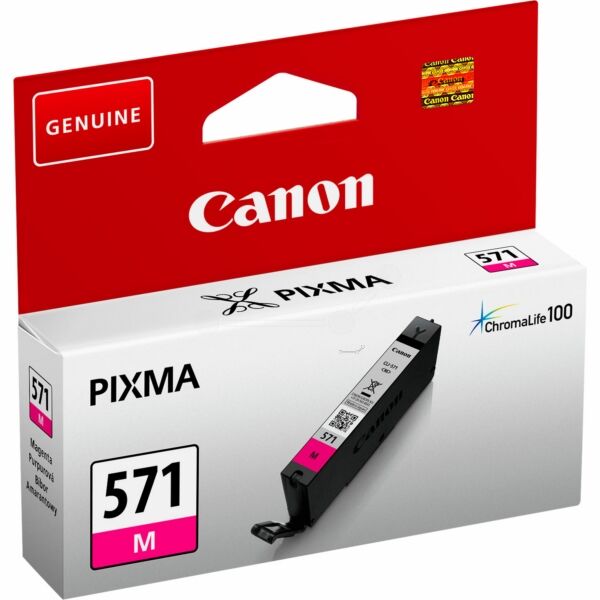 0387C001 Original Tintenpatrone Canon CLI-571 magenta (0387C001)