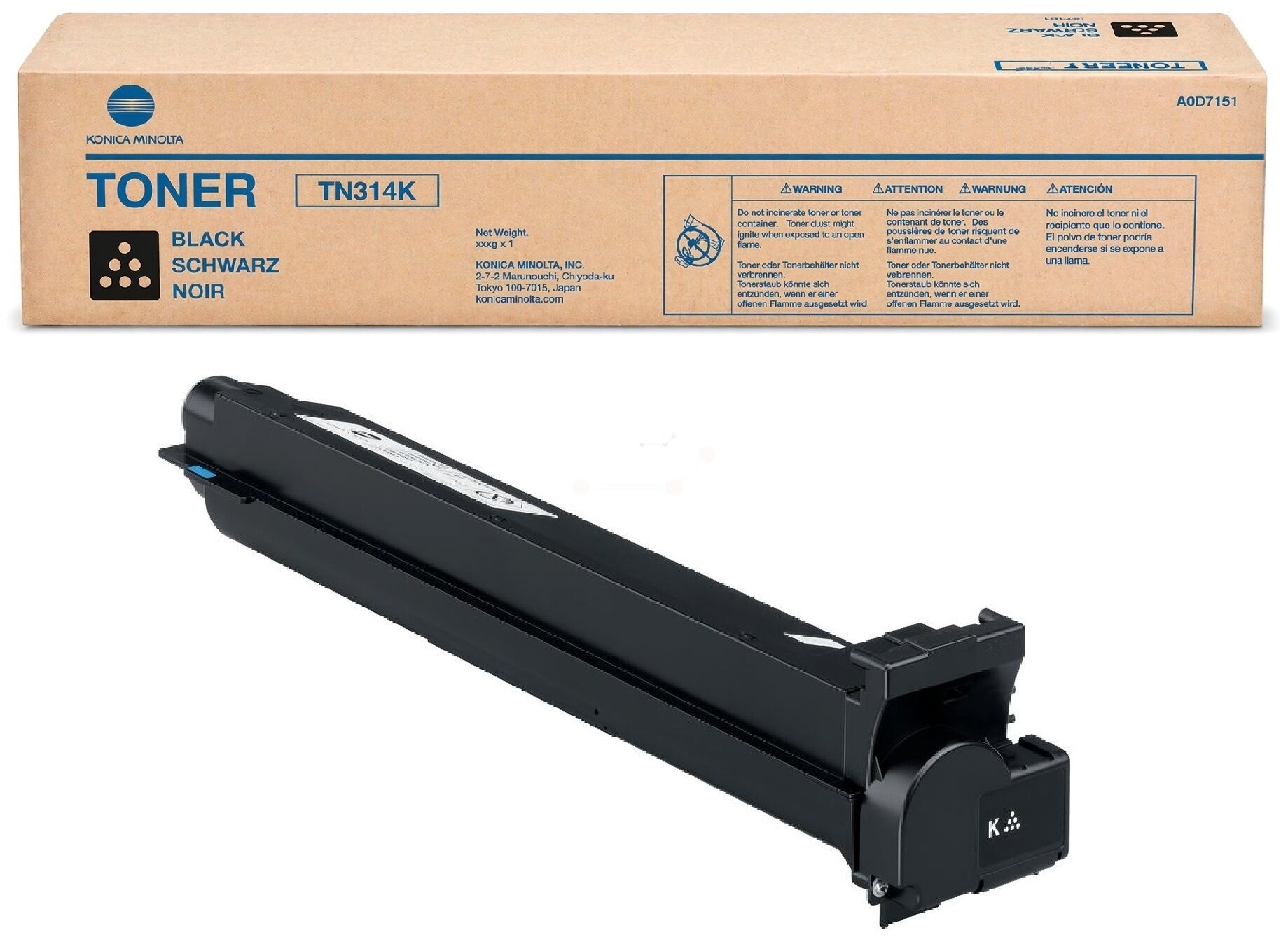 Toner / Konica Minolta - A0D7151 / TN-314K
