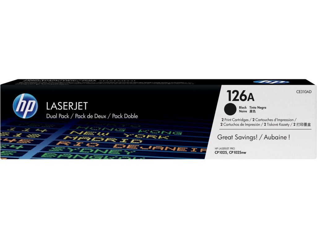 Toner / HP - CE310AD / 126A - Doppelpack