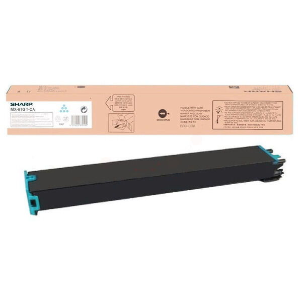 Original Toner Sharp MX-61 GTCA (MX61GTCA) cyan