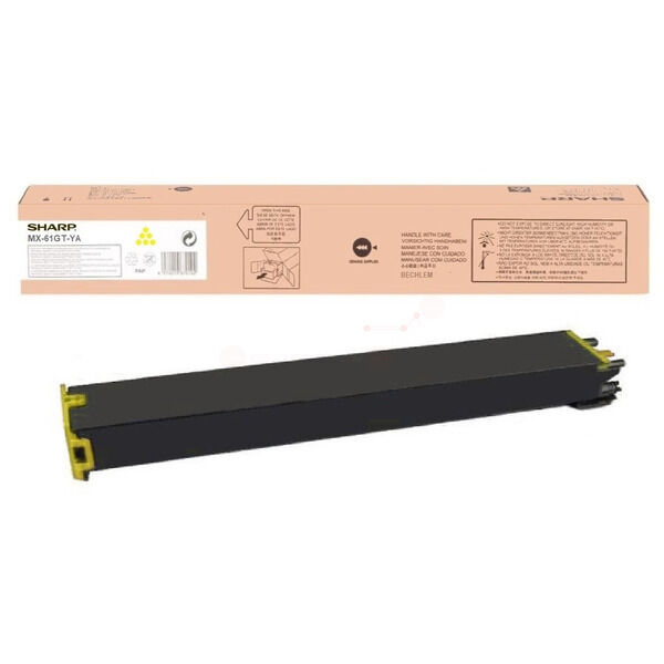 Original Toner Sharp MX-61 GTYA (MX61GTYA) gelb