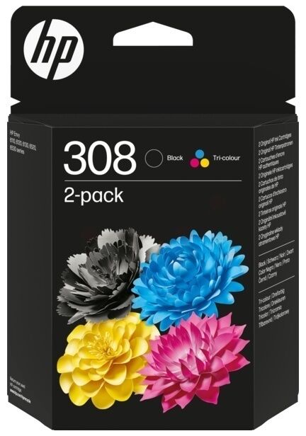 Druckkopfpatrone / HP - 6L6S6UE / 308 Multipack