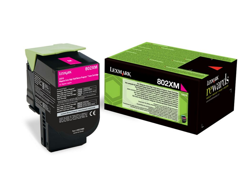 Toner / Lexmark - 80C2XM0 / 802XM