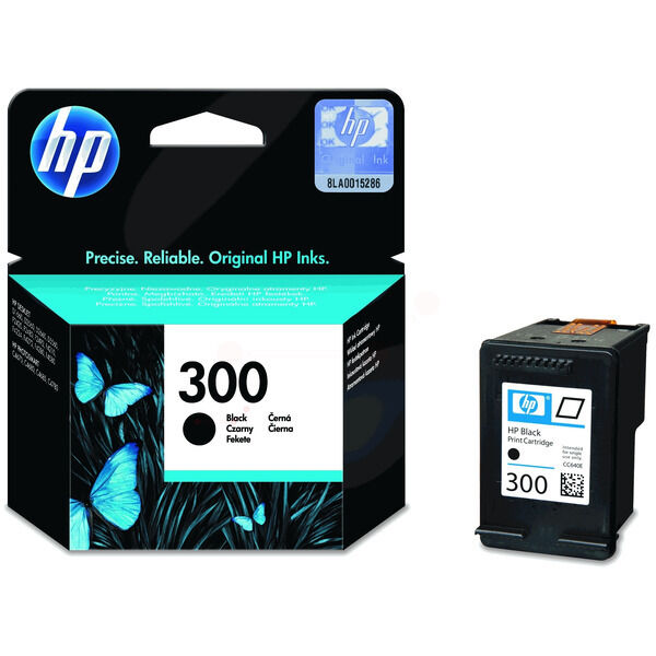 Original Druckerpatrone HP 300 (CC640EE) schwarz