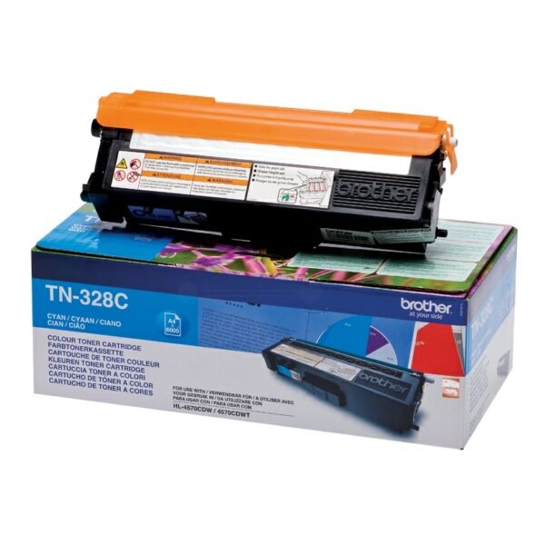 TN-328CJvWO5fGWm8OIE Original Toner Brother TN-328 cyan
