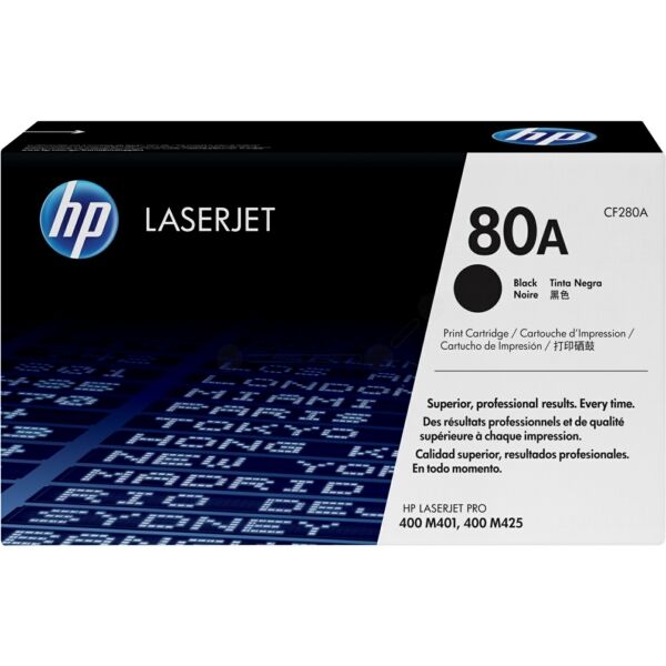 Original Toner HP CF280A (80A) schwarz