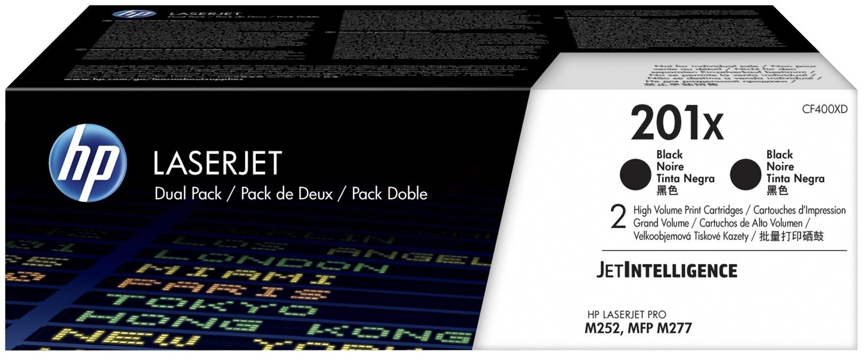Toner / HP - CF400XD / 201X - Doppelpack