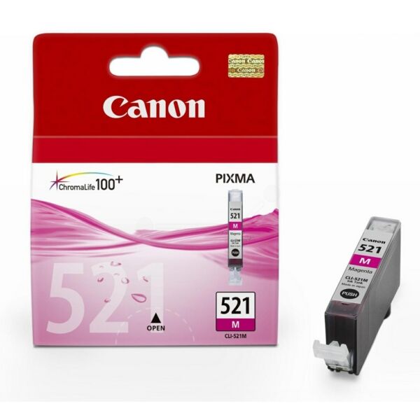 2935B001R663W637m1VA0 Original Tintenpatrone Canon CLI-521 magenta (2935B001)