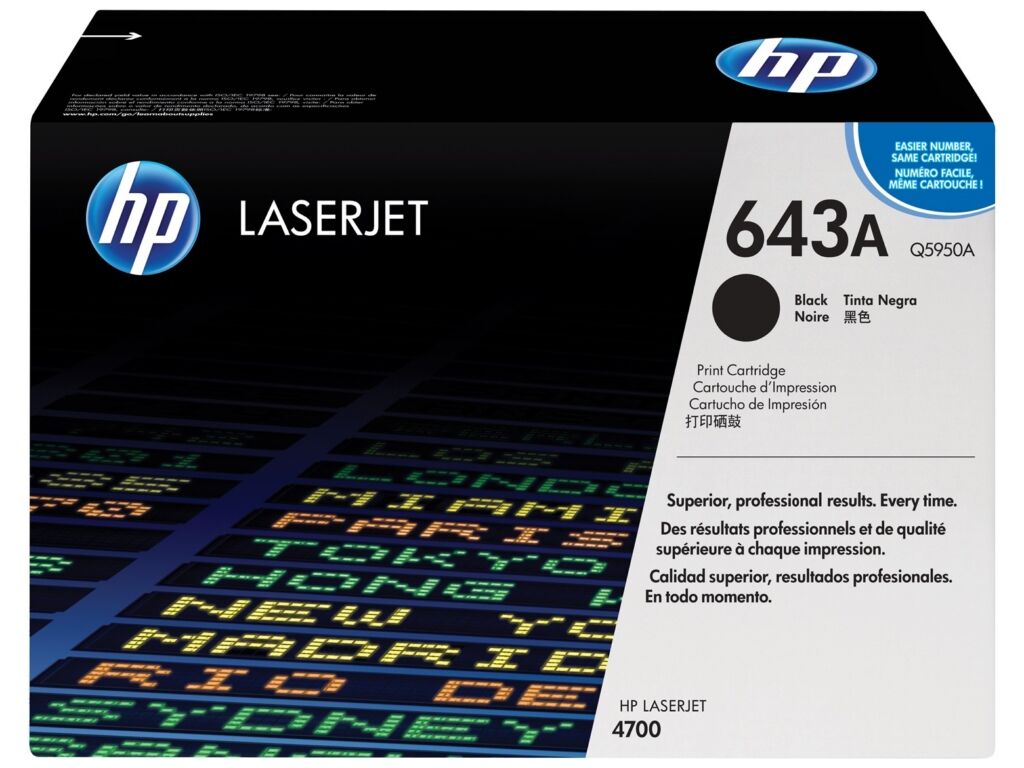 Toner / HP - Q5950A / 643A