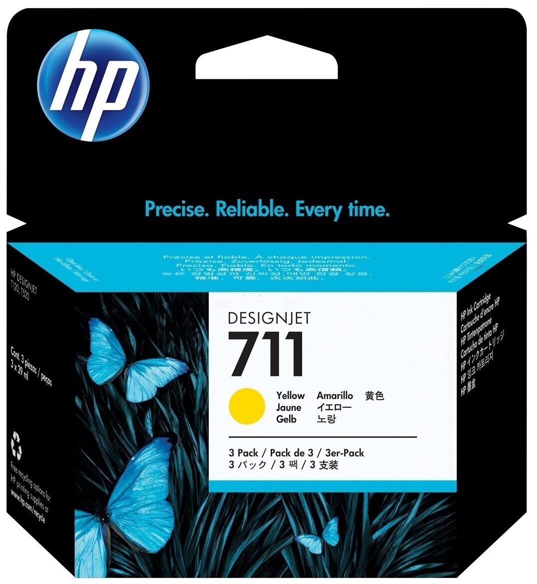 Tinte / HP - CZ136A / 711