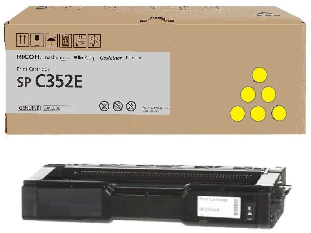 Original Toner Ricoh TYPE SP 352 E (407386) gelb