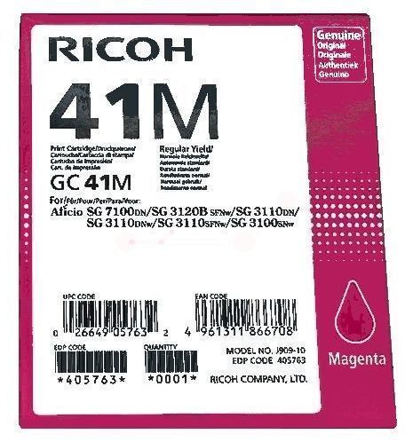 Tinte / Ricoh - 405763 / GC-41M