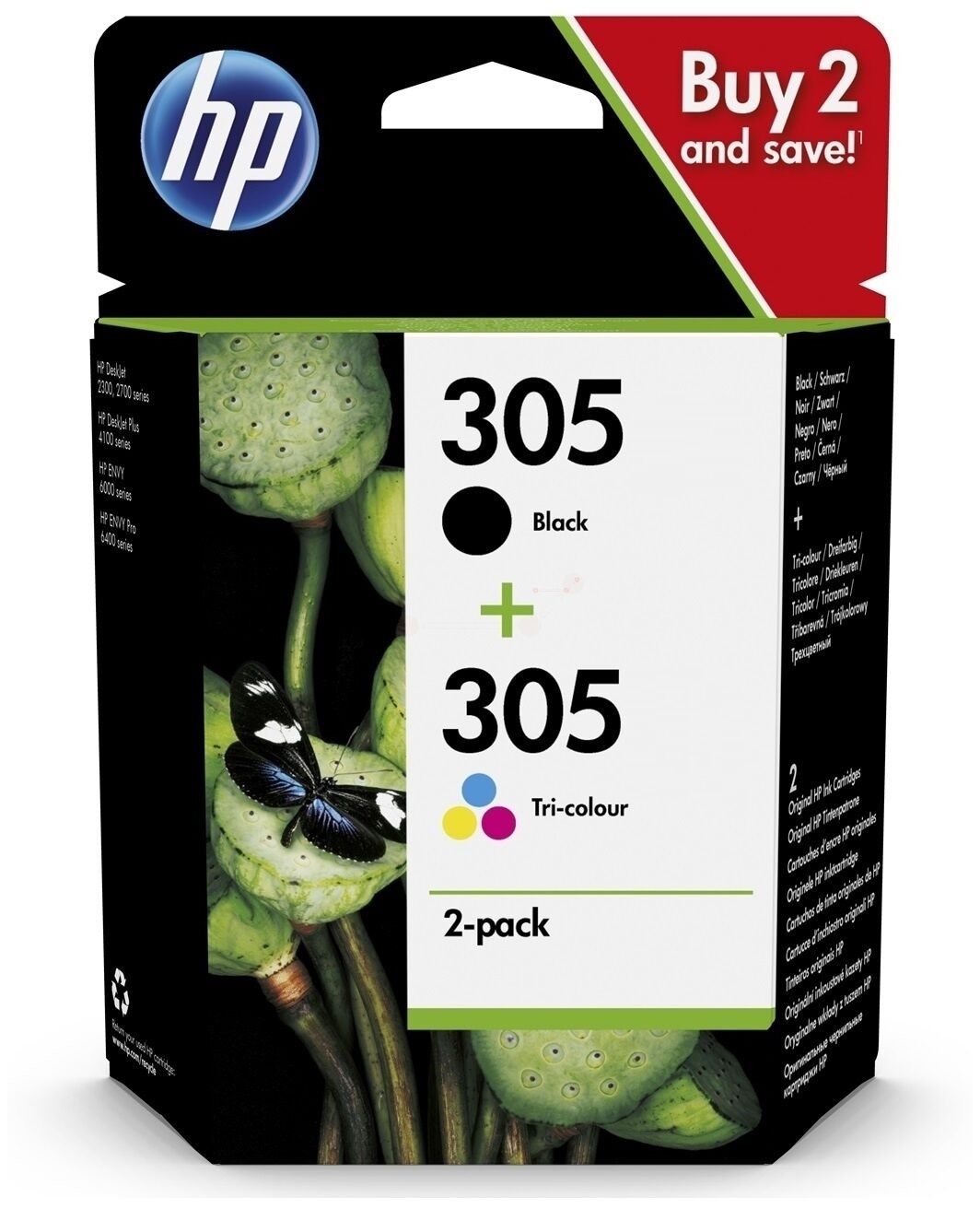 Druckkopfpatrone / HP - 6ZD17AE / 305 Multipack