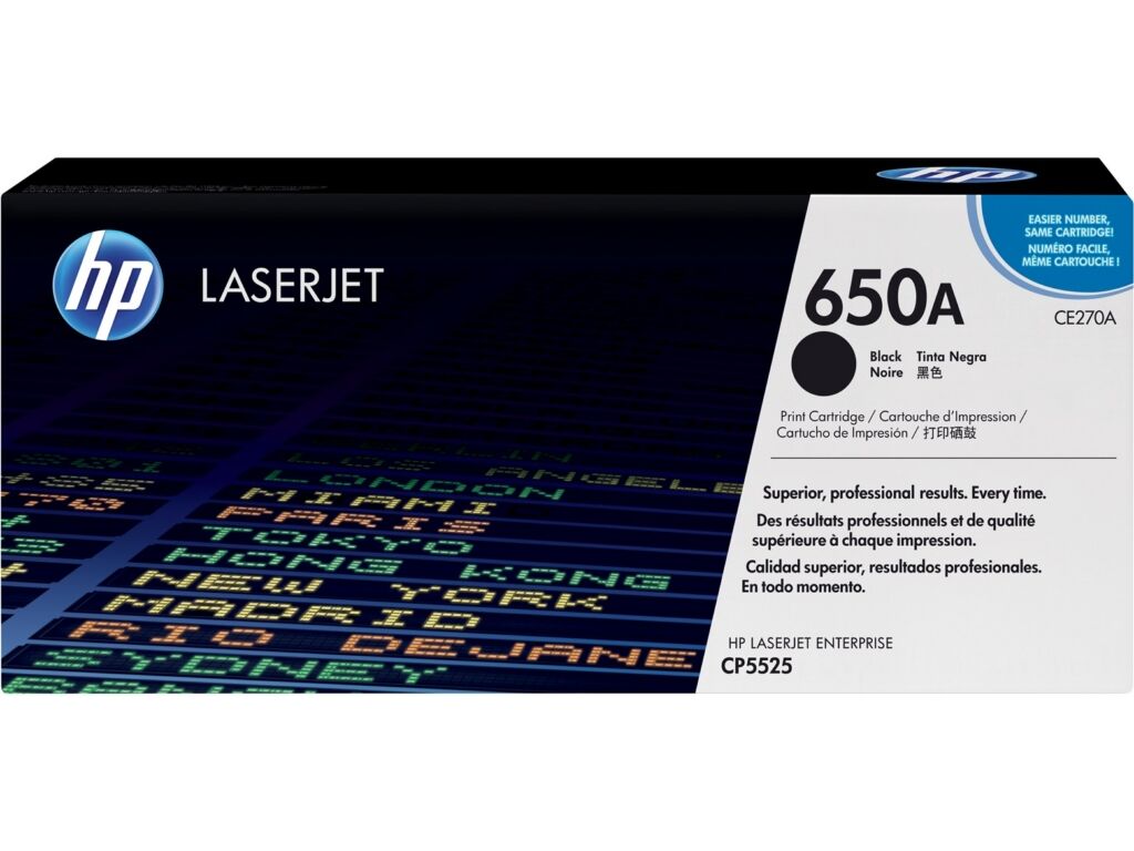 Toner / HP - CE270A / 650A